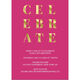 Faux Gold Stacked Celebrate Invitations Image 4 of 4